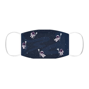 Astronaut Lacrosse Snug-Fit Polyester Face Mask