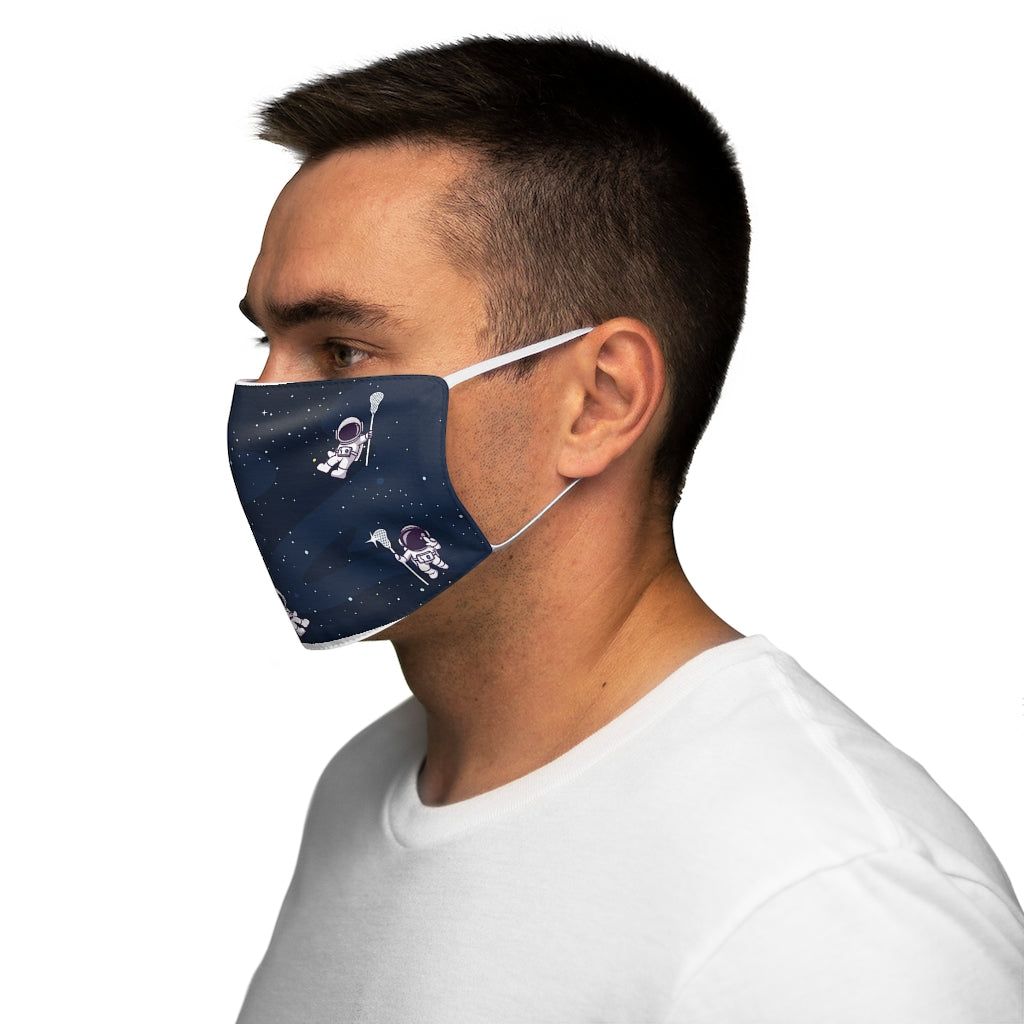 Astronaut Lacrosse Snug-Fit Polyester Face Mask